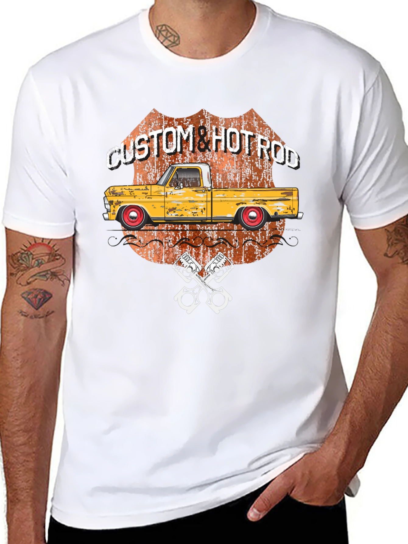 Custom Hot Rod Graphic T-Shirt