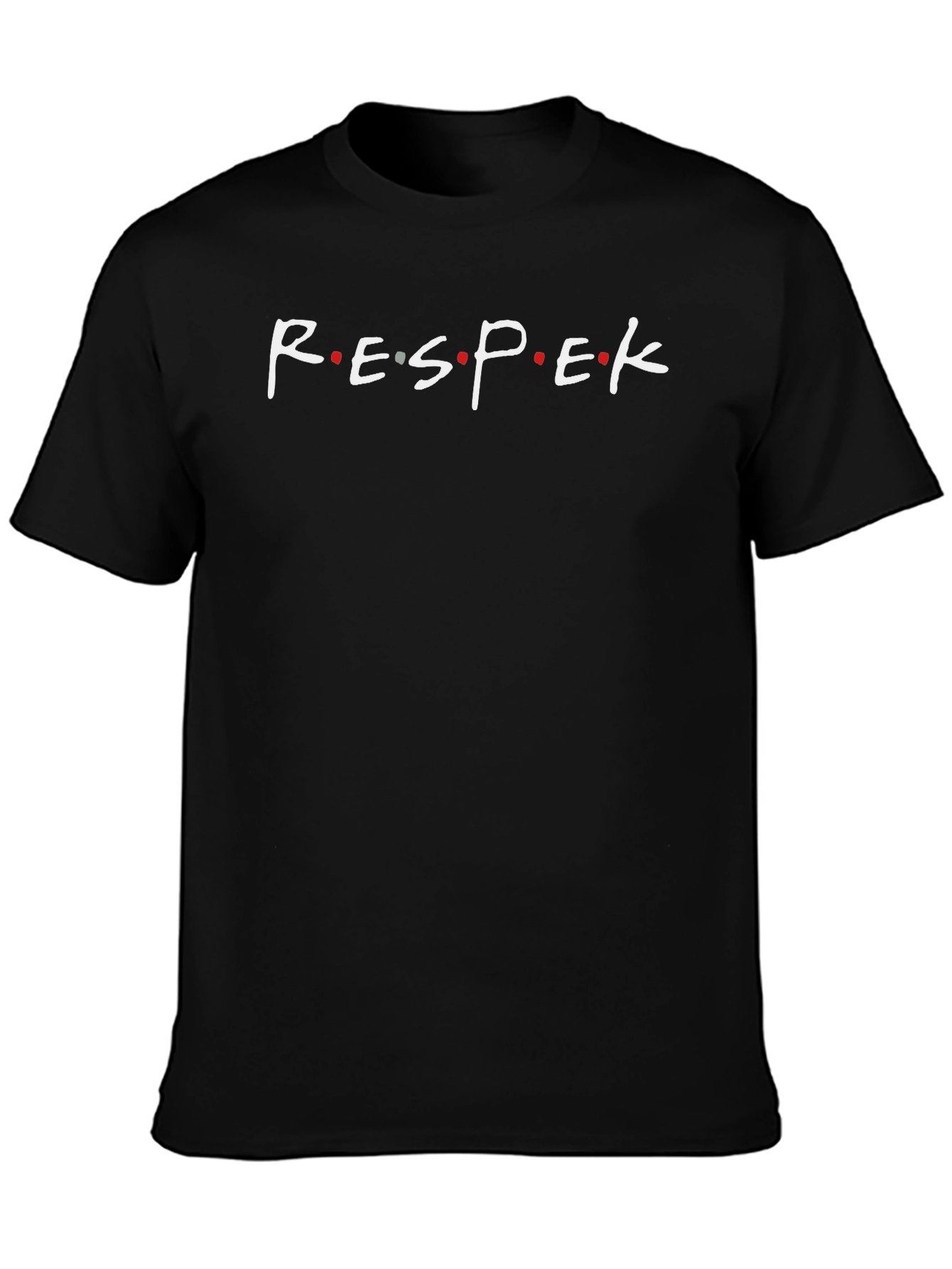 RESPEK Friends Style T-Shirt - Black