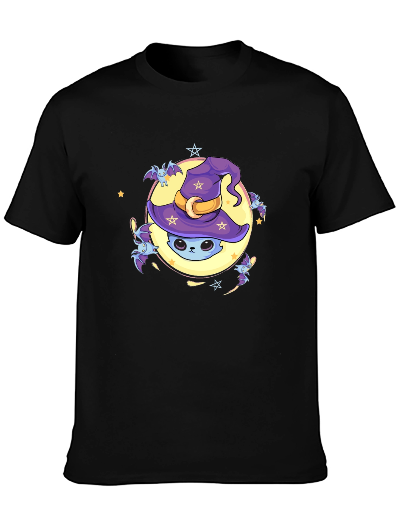 Halloween Cat Moon T-Shirt