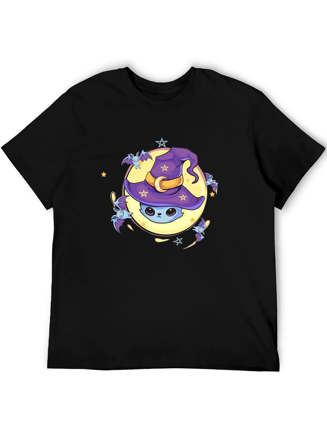 Halloween Cat Moon T-Shirt