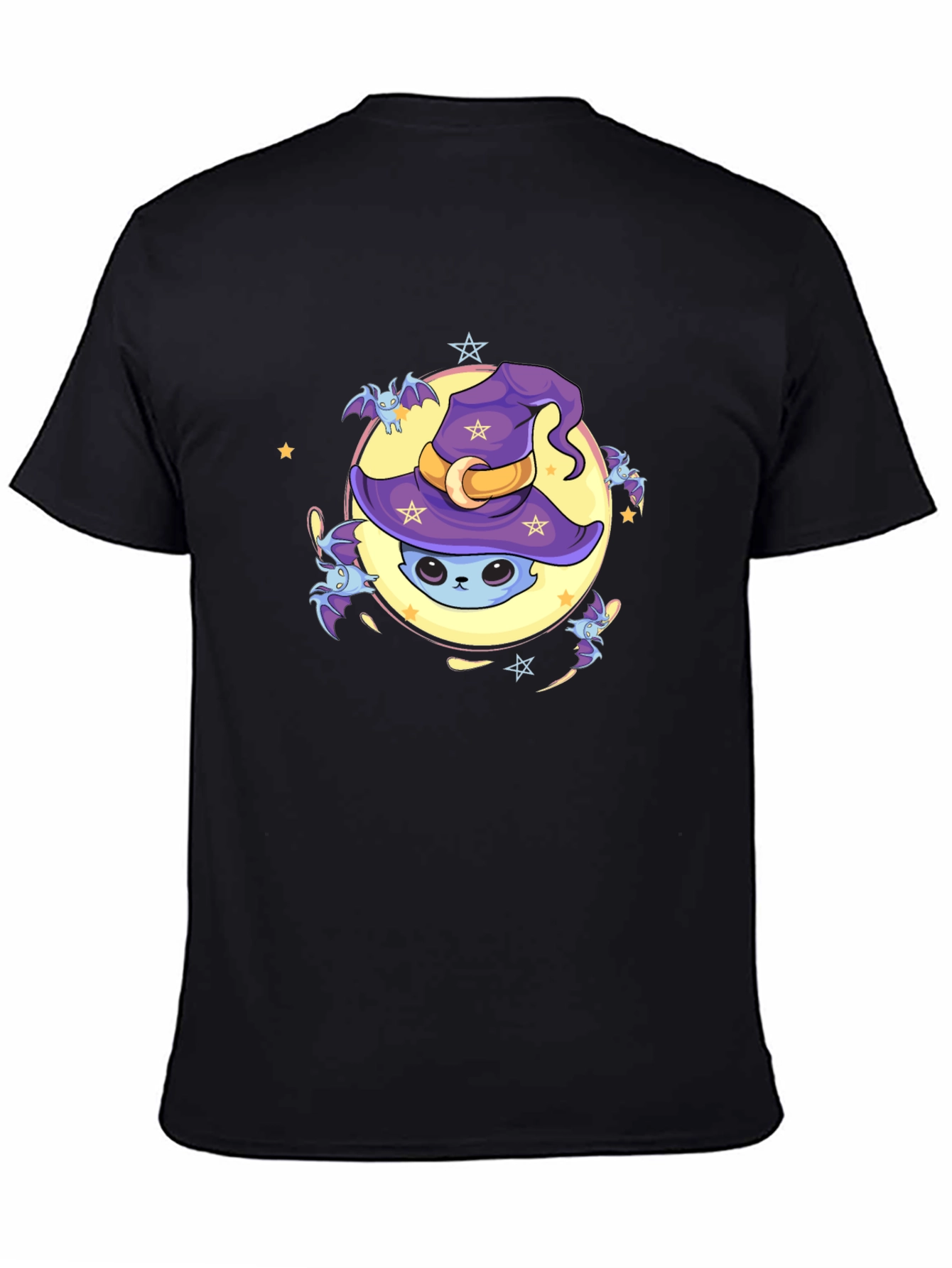 Halloween Cat Moon T-Shirt