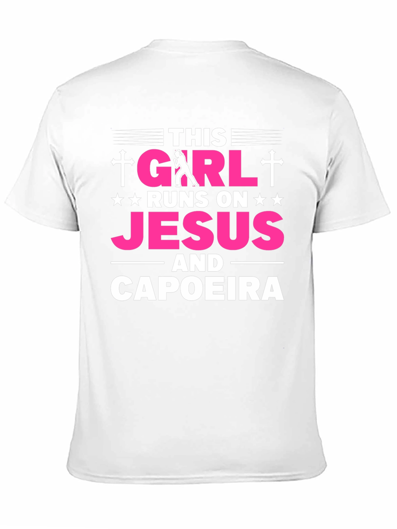 This Girl Runs on Jesus and Capoeira T-Shirt