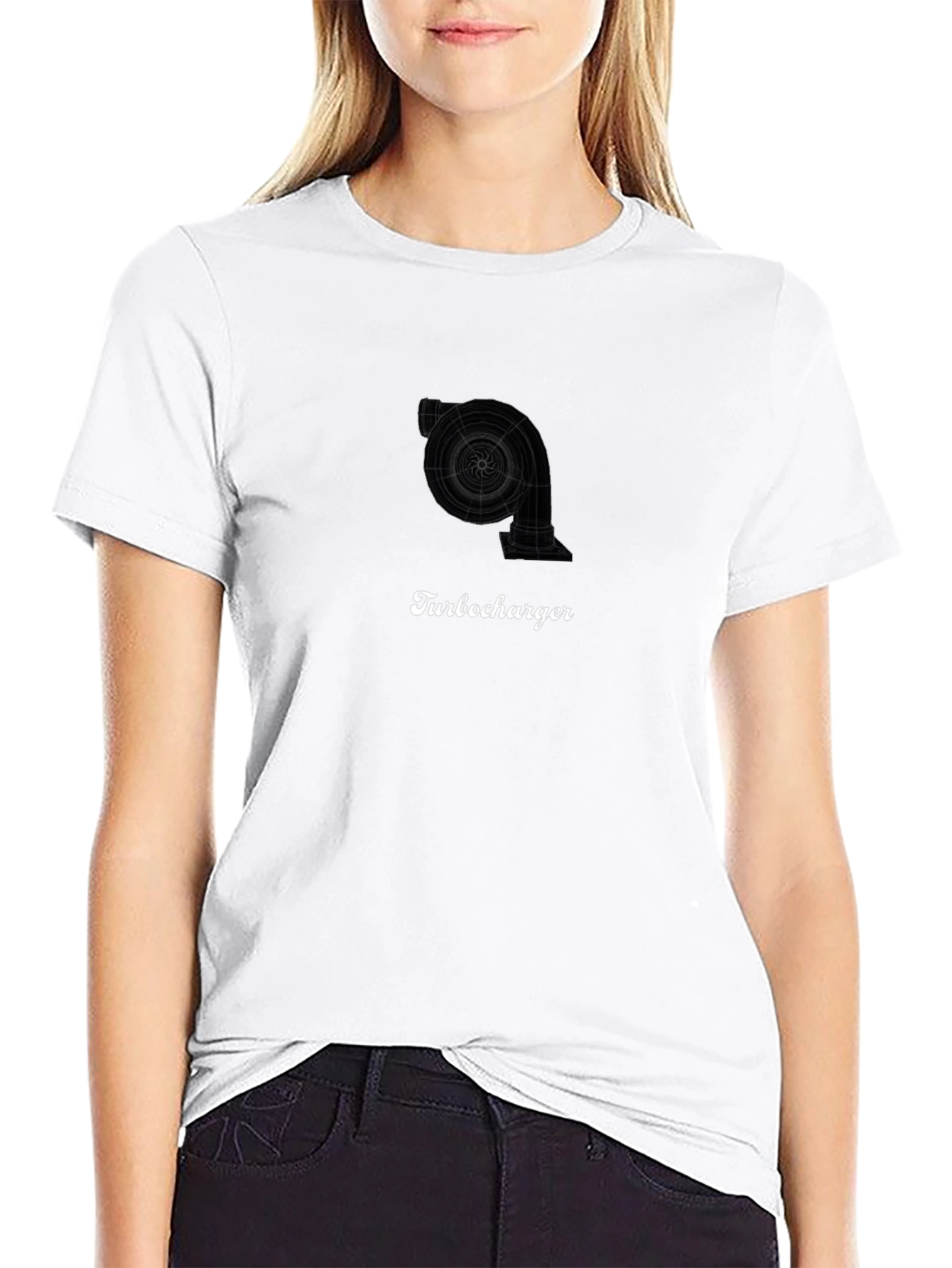Turbocharger Graphic Black T-Shirt