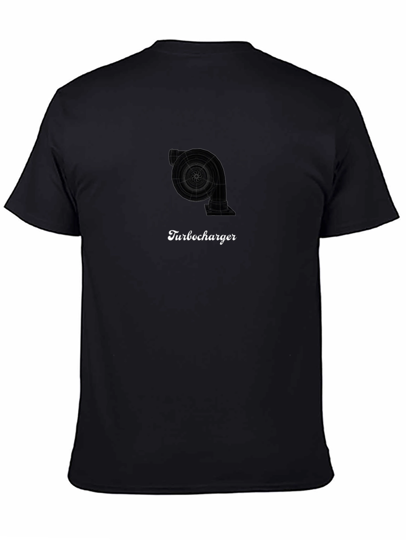 Turbocharger Graphic Black T-Shirt