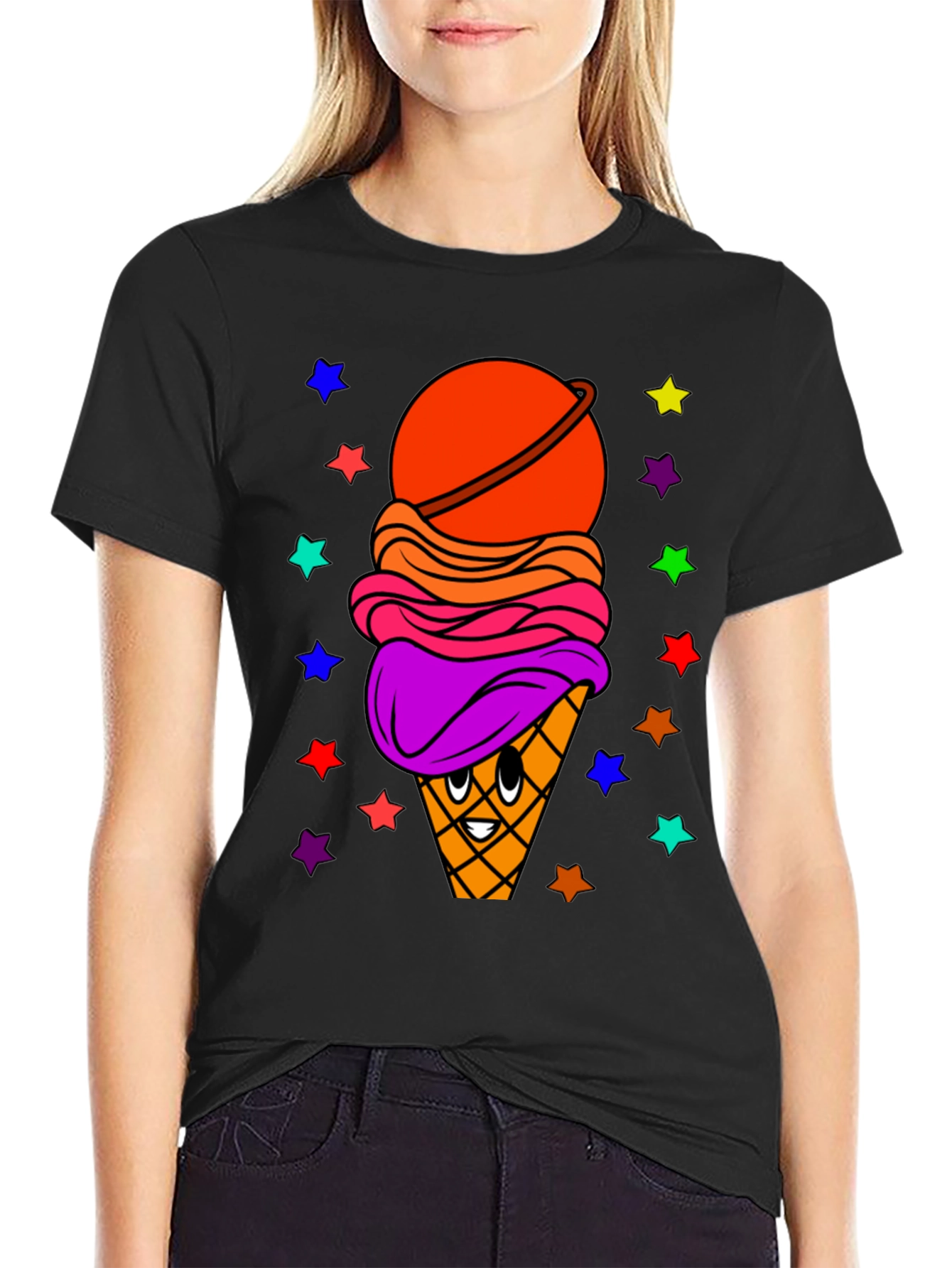 Ice Cream Planet Graphic T-Shirt