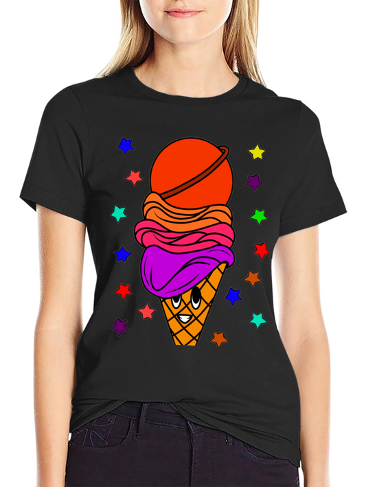 Ice Cream Planet Graphic T-Shirt