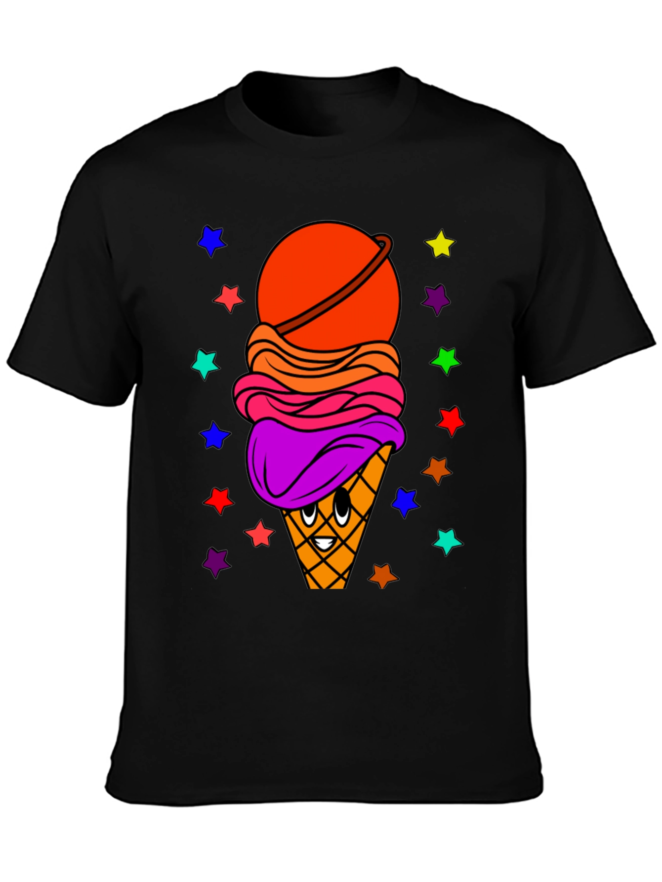 Ice Cream Planet Graphic T-Shirt