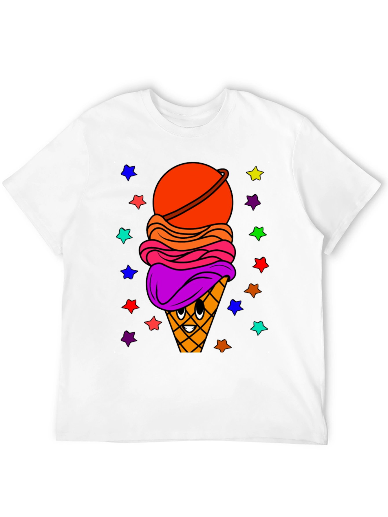 Ice Cream Planet Graphic T-Shirt
