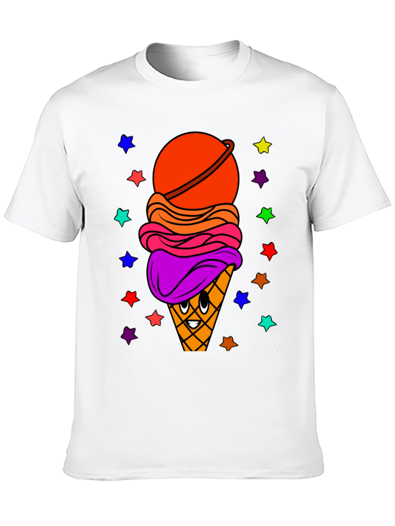 Ice Cream Planet Graphic T-Shirt