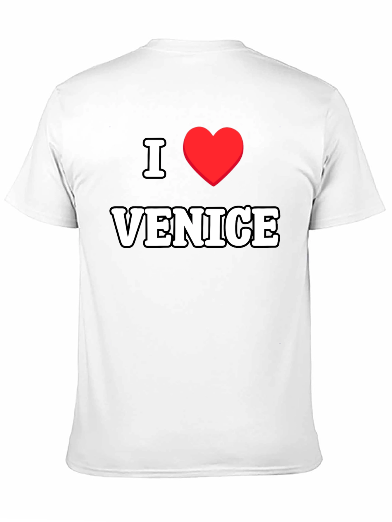 I Love Venice T-Shirt - Classic Black Tee