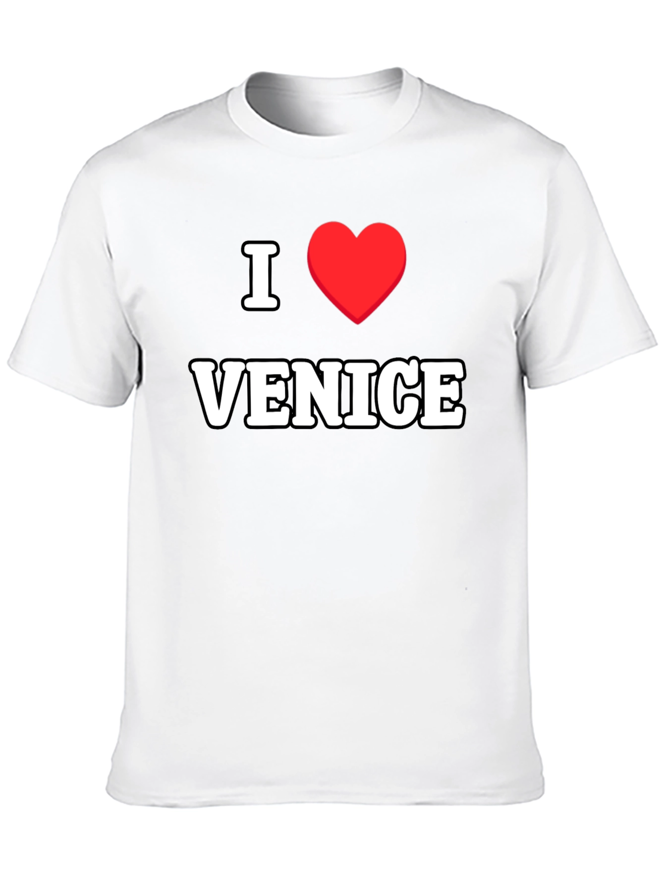 I Love Venice T-Shirt - Classic Black Tee