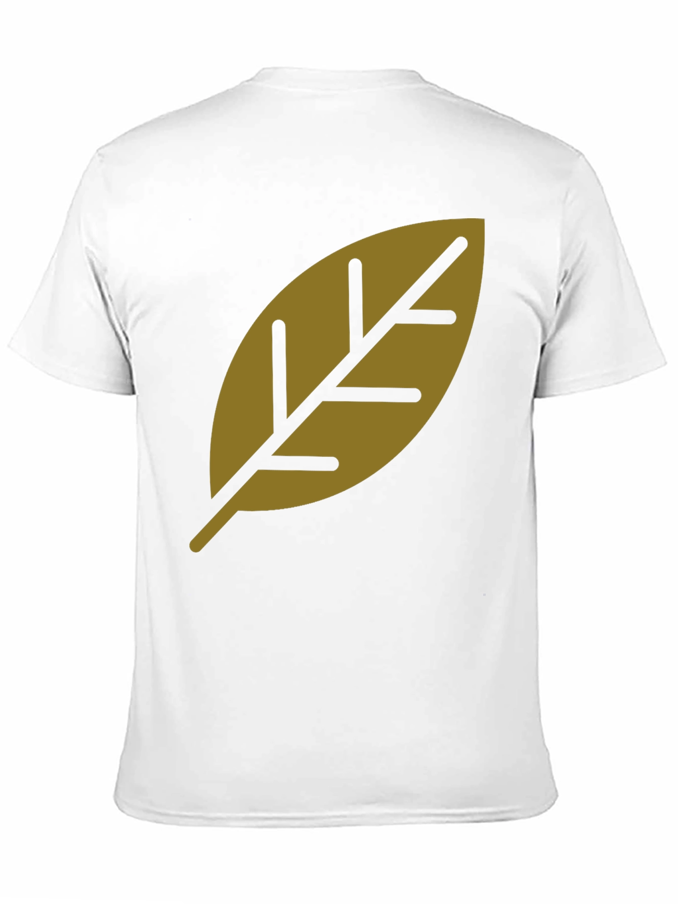 Leaf Graphic Print T-Shirt - Stylish Casual Tee
