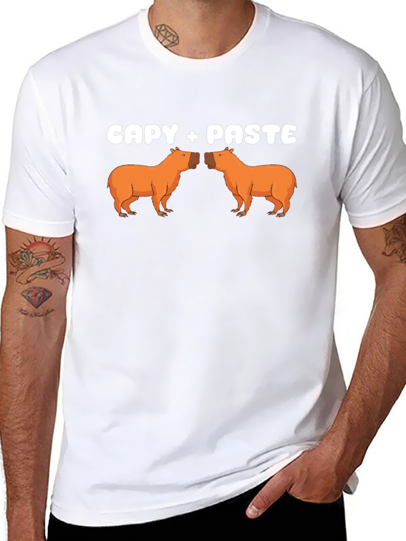Capy Paste T-Shirt - Funny Capybara Graphic Tee