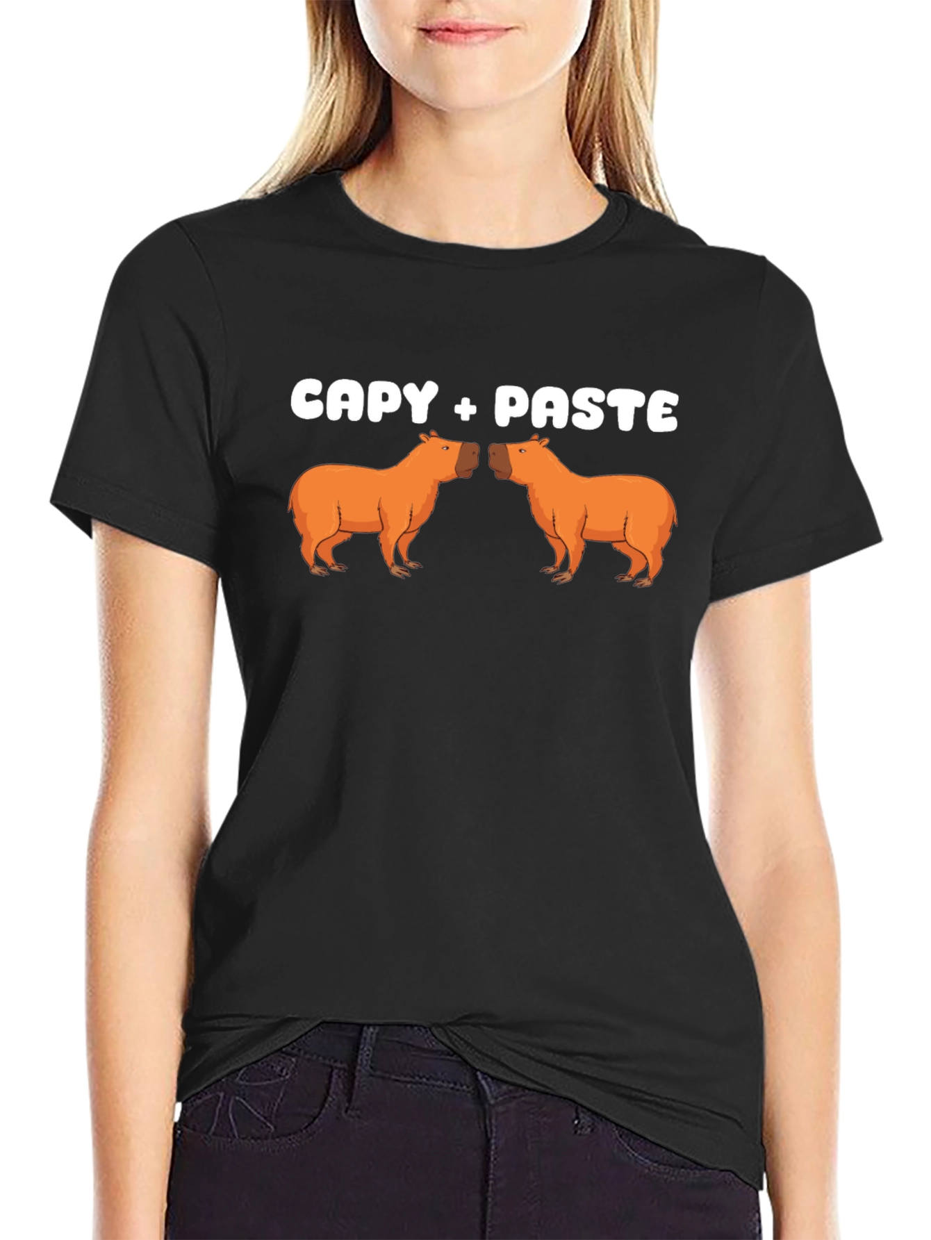 Capy Paste T-Shirt - Funny Capybara Graphic Tee