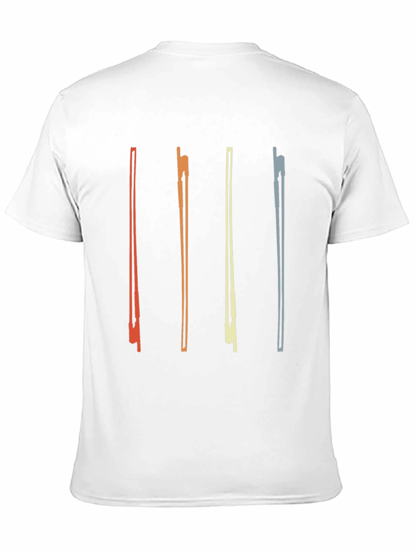 Retro Violin Bow Graphic T-Shirt