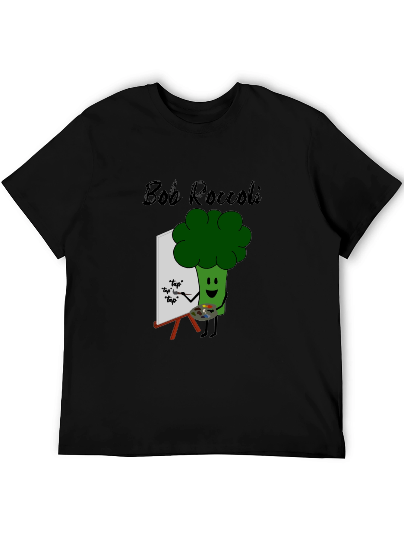 Bob Roccoli T-Shirt: Quirky Broccoli Artist Tee