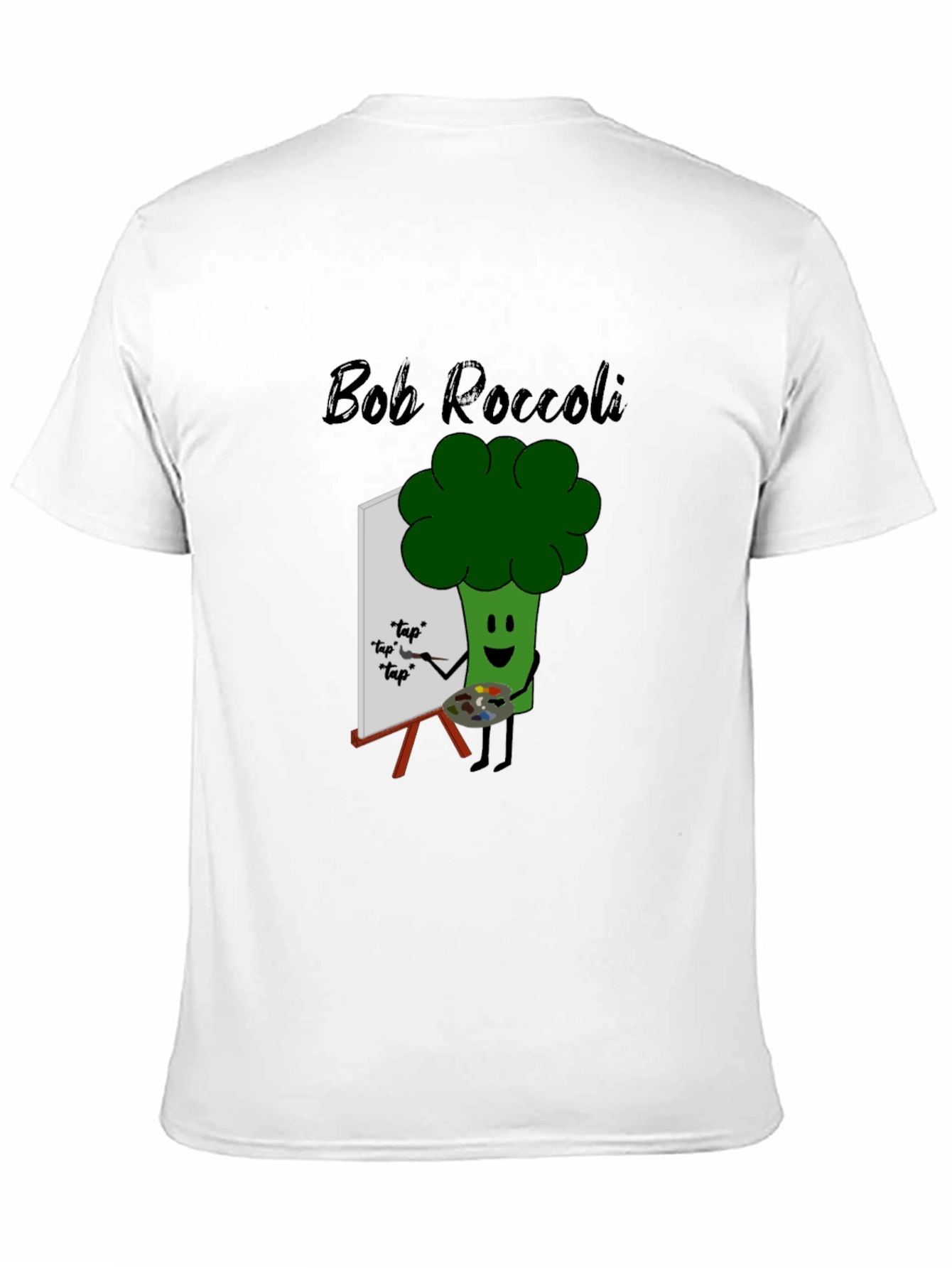 Bob Roccoli T-Shirt: Quirky Broccoli Artist Tee