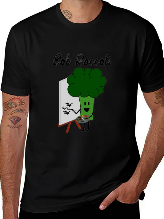 Bob Roccoli T-Shirt: Quirky Broccoli Artist Tee