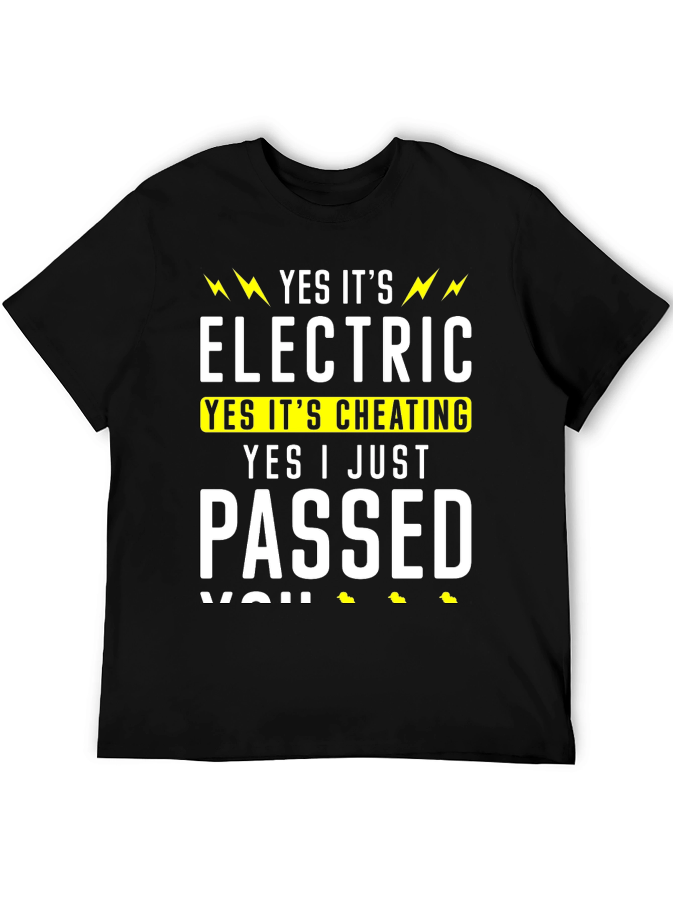 Electric Bike Cheating Funny T-Shirt