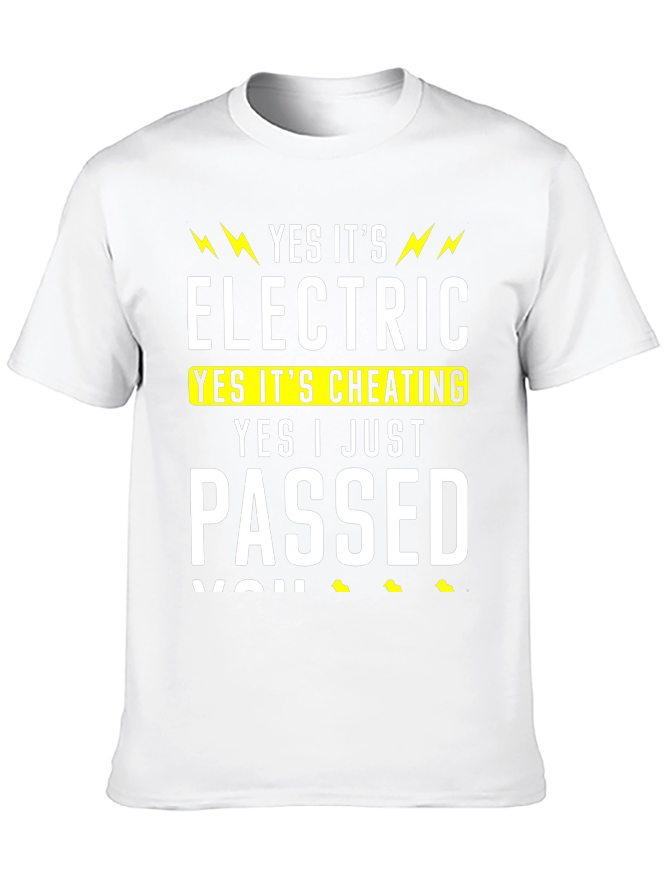 Electric Bike Cheating Funny T-Shirt