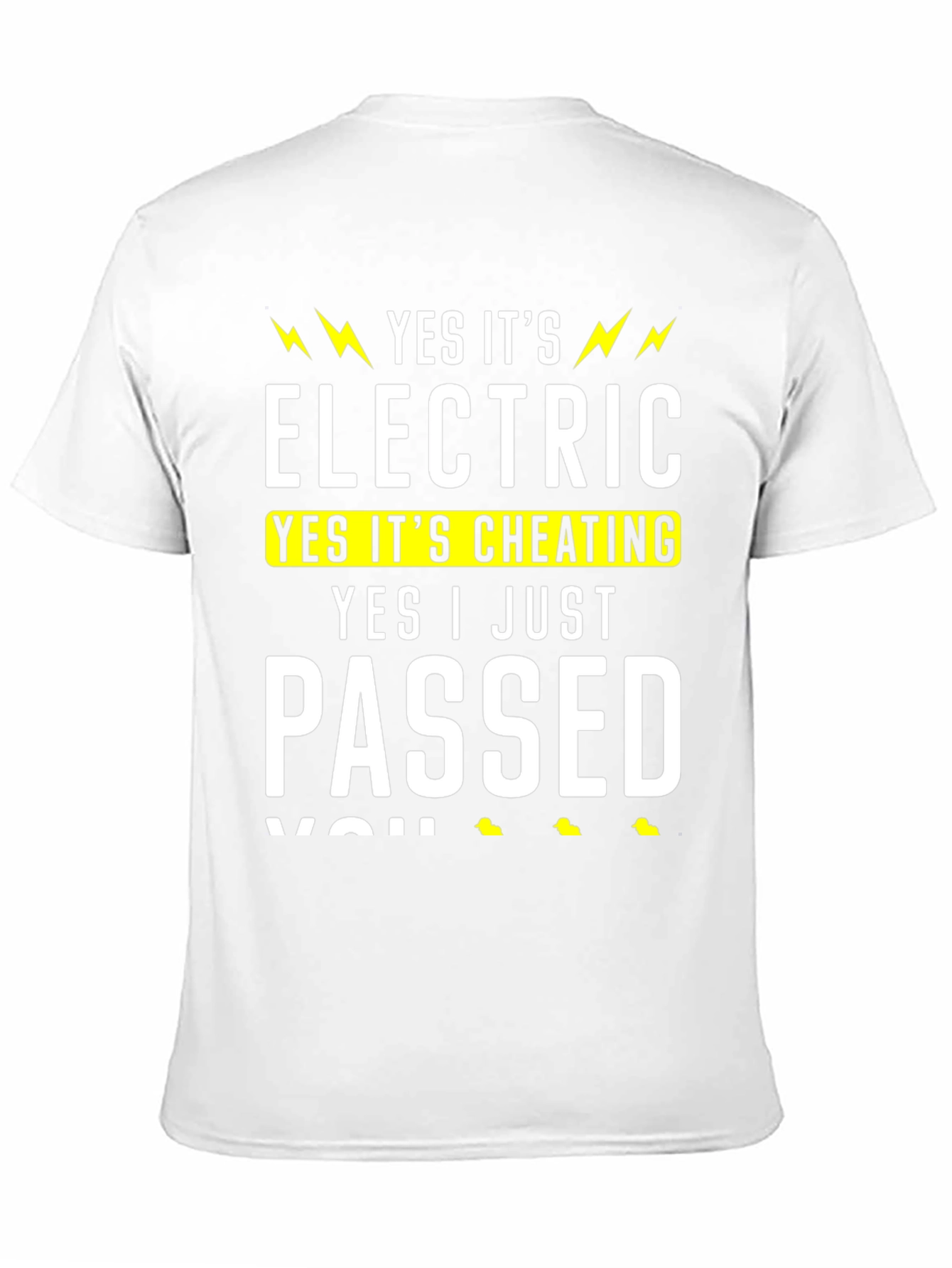 Electric Bike Cheating Funny T-Shirt
