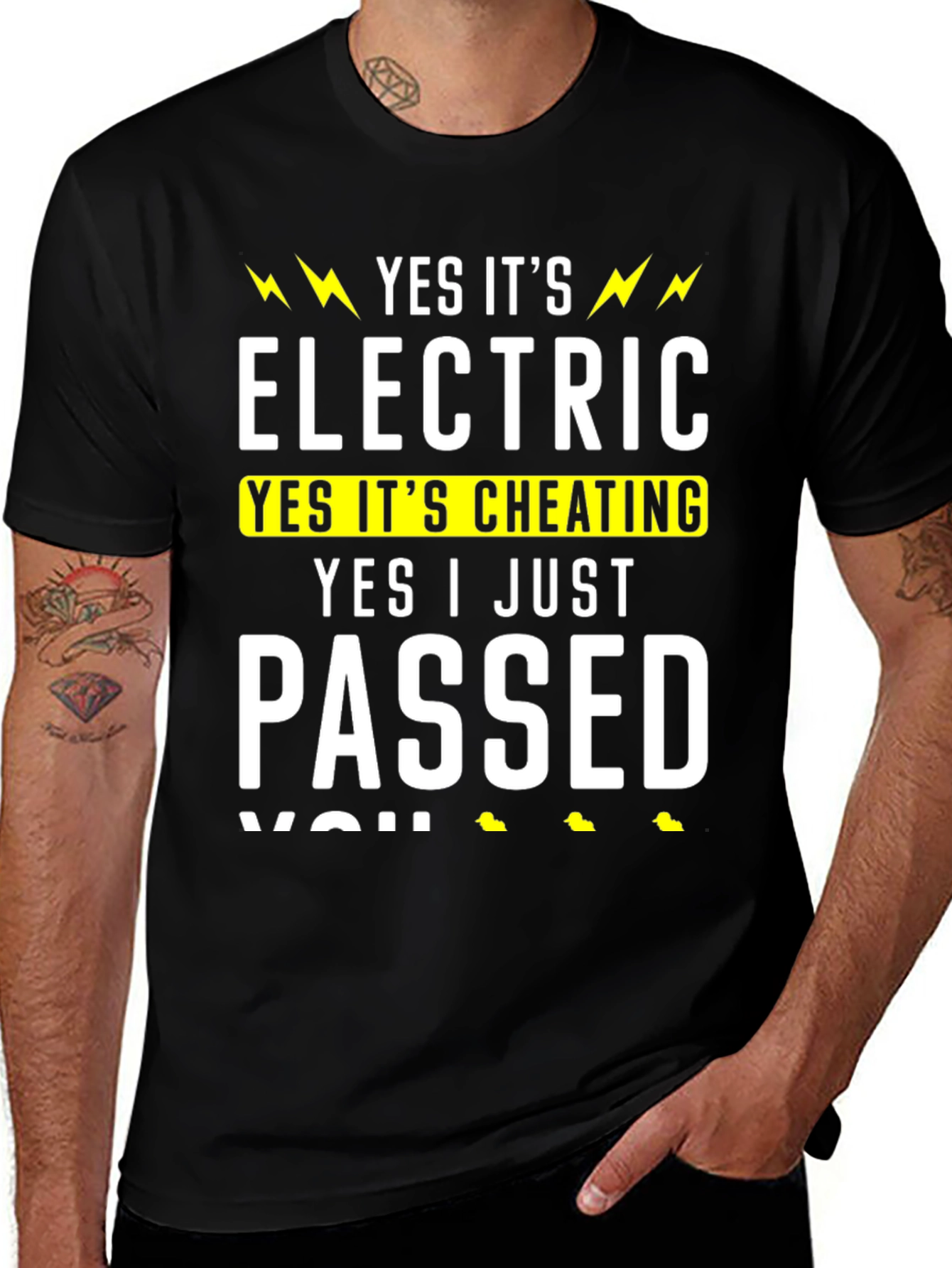Electric Bike Cheating Funny T-Shirt