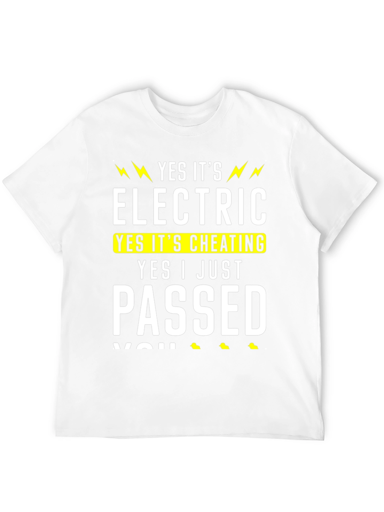 Electric Bike Cheating Funny T-Shirt