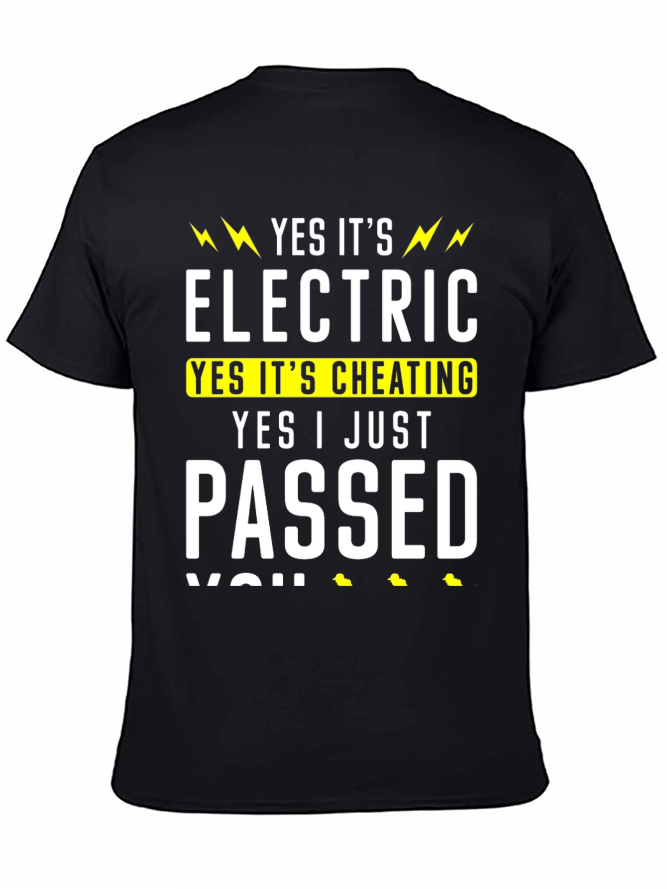 Electric Bike Cheating Funny T-Shirt