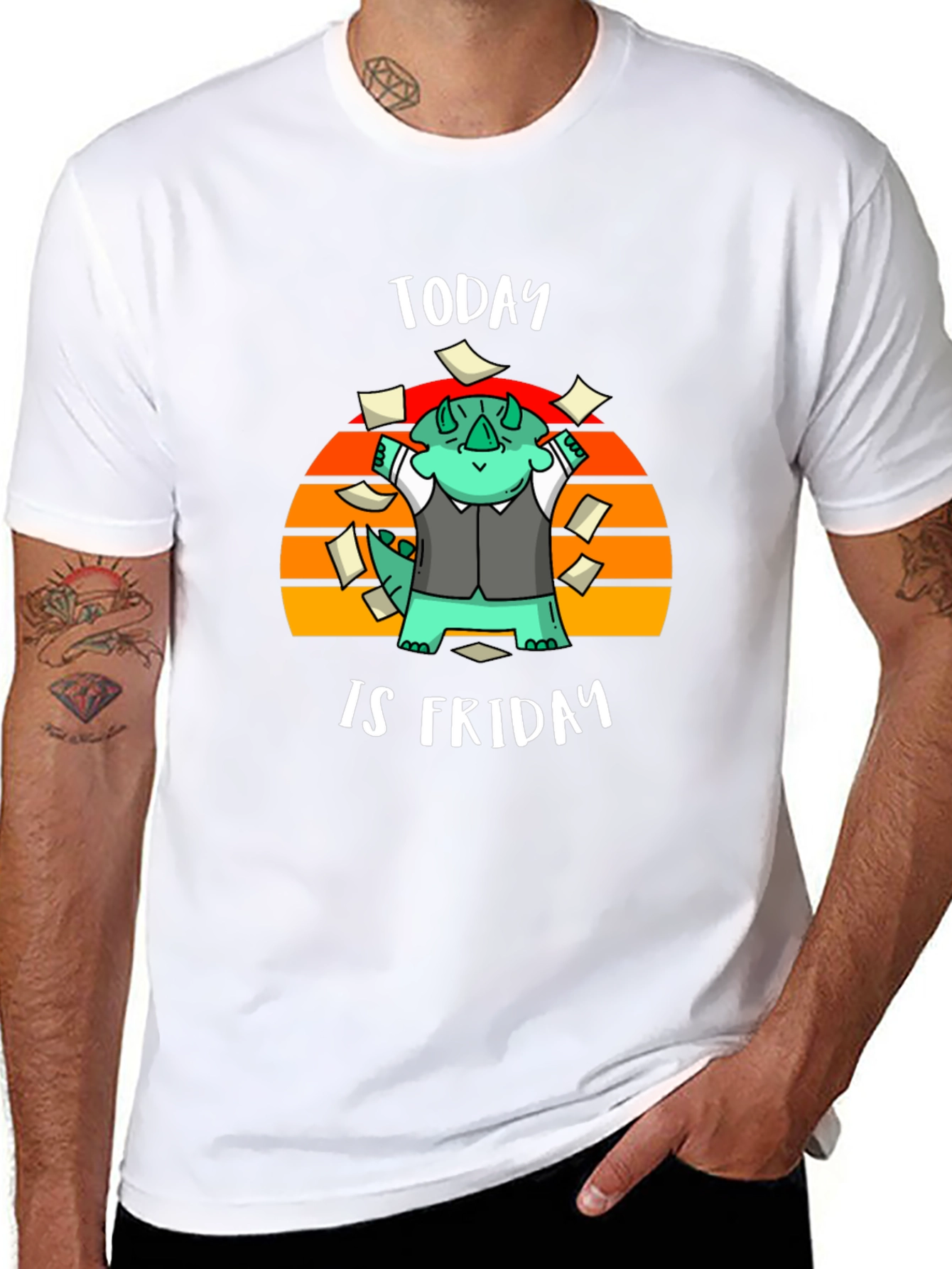 Today is Friday T-Shirt - Dinosaur Celebration!