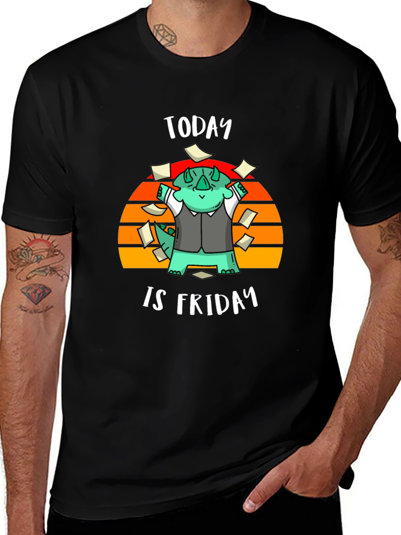 Today is Friday T-Shirt - Dinosaur Celebration!