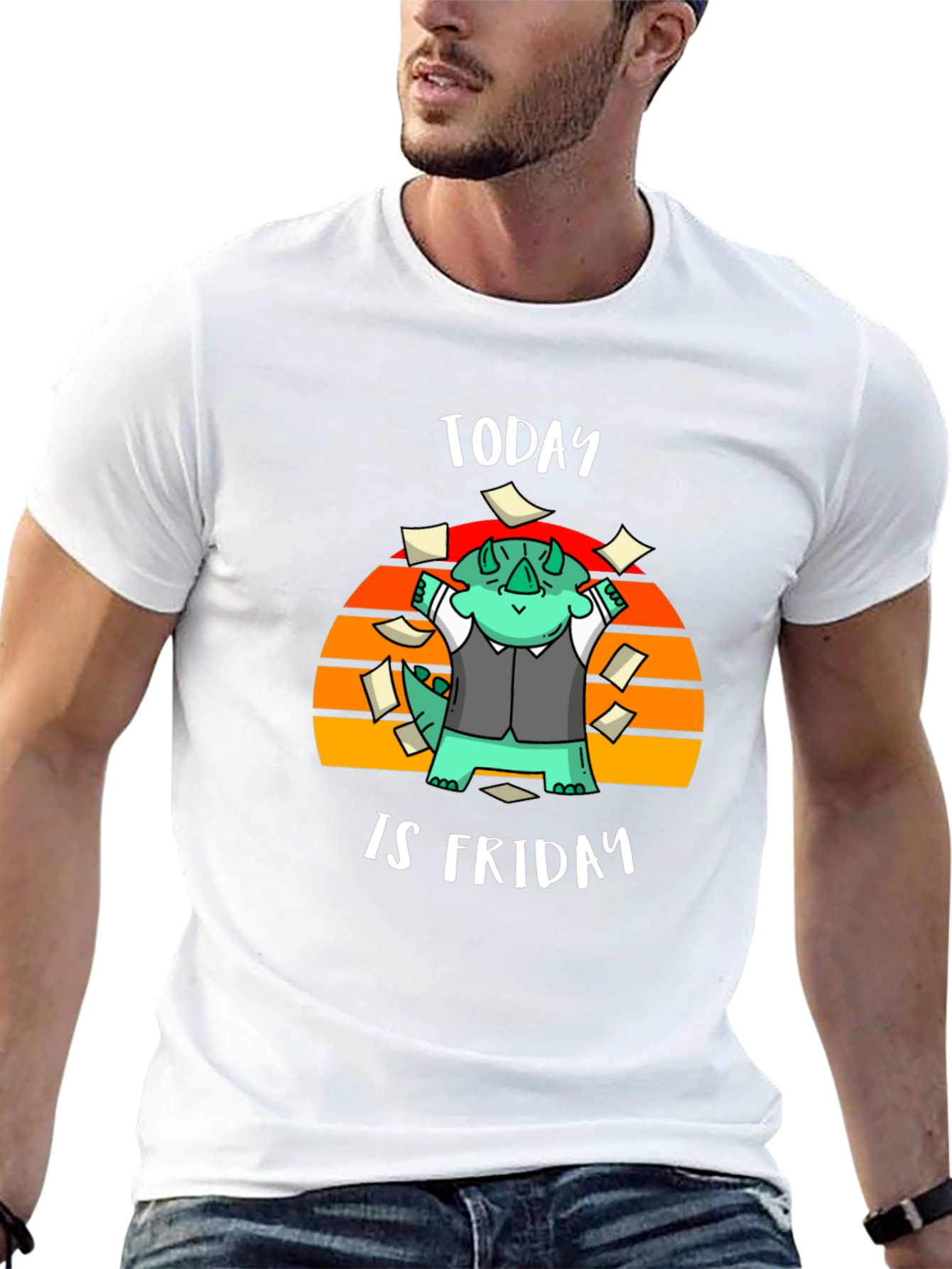 Today is Friday T-Shirt - Dinosaur Celebration!