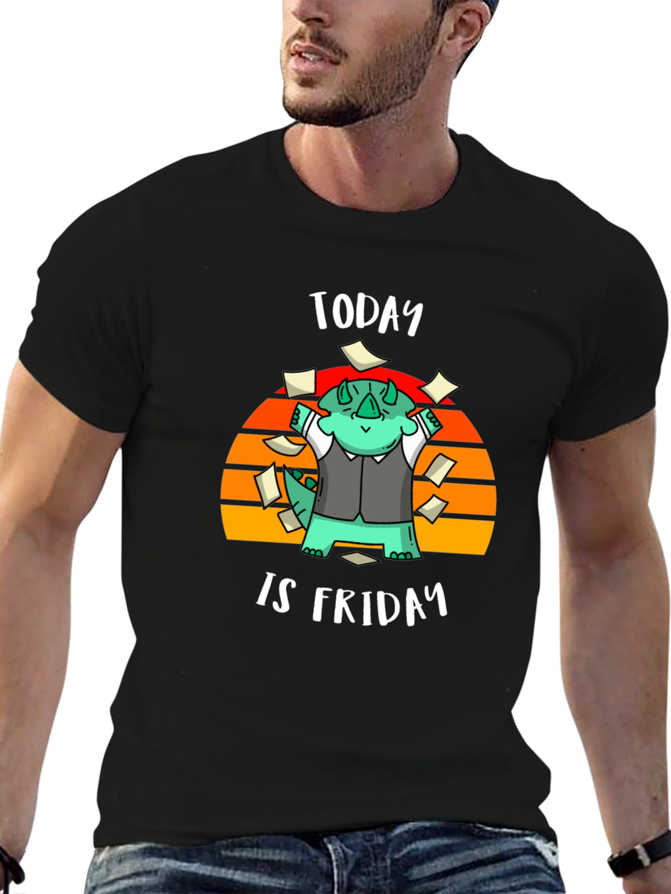 Today is Friday T-Shirt - Dinosaur Celebration!
