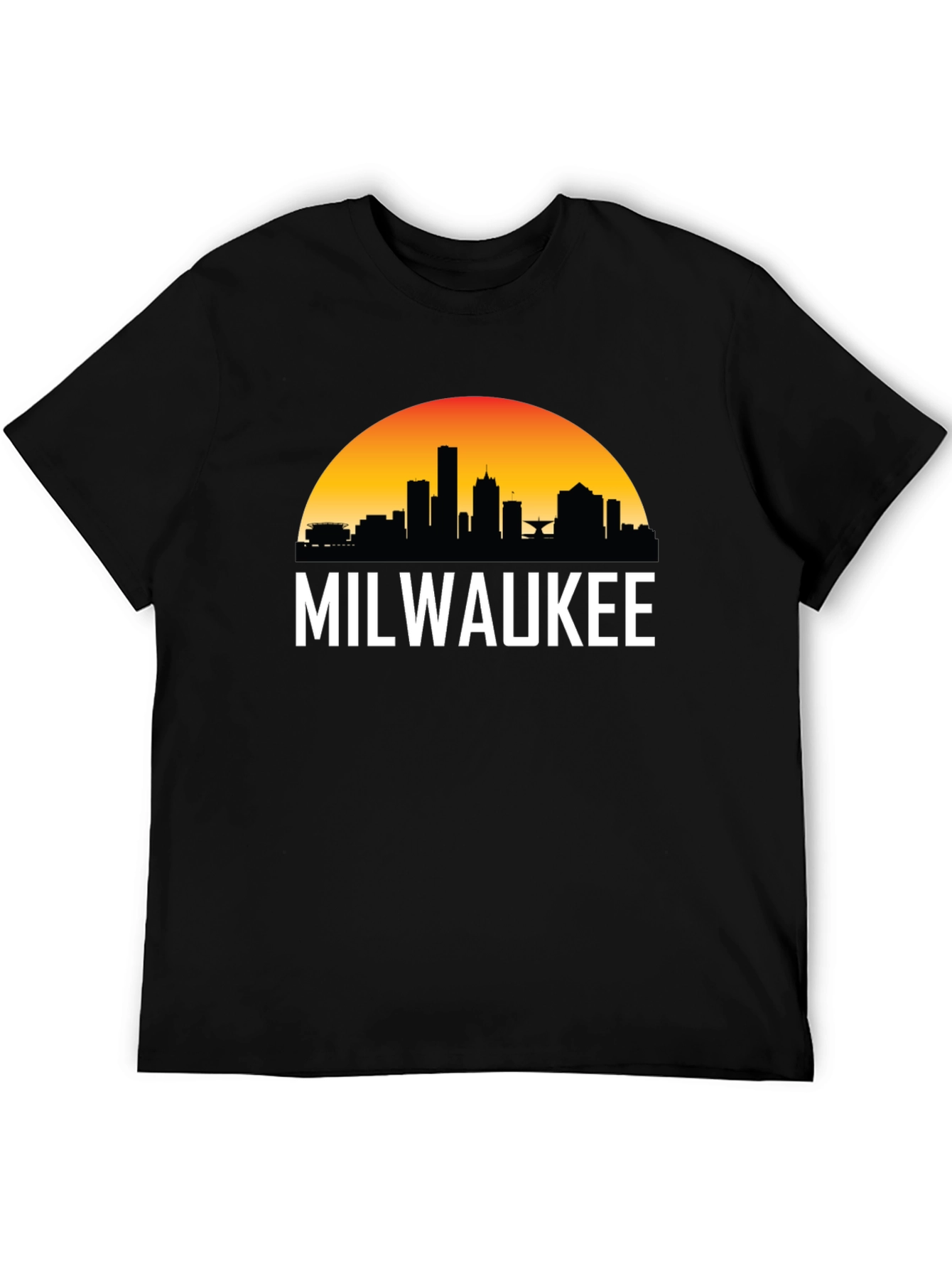 Milwaukee Skyline Graphic T-Shirt