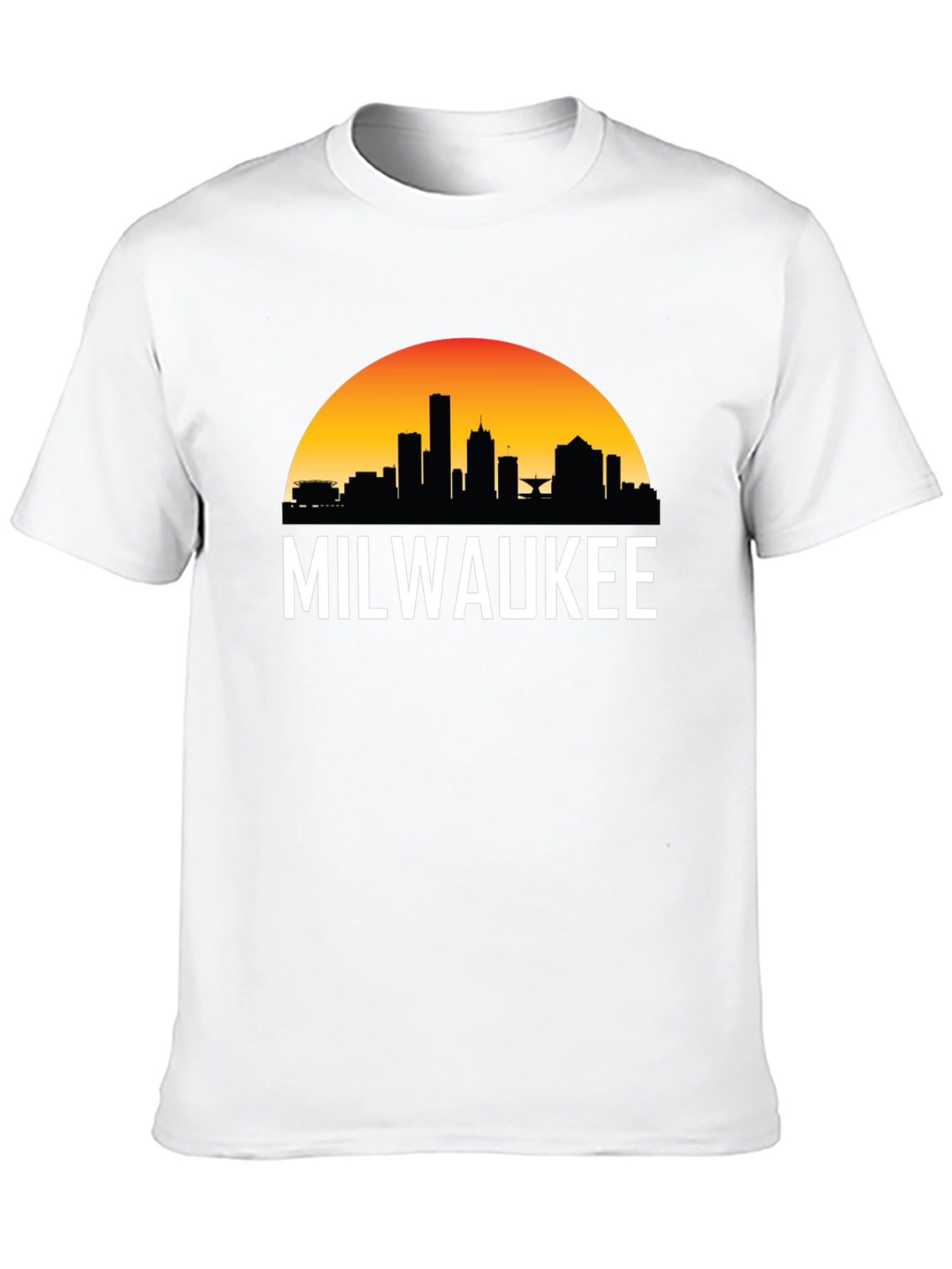 Milwaukee Skyline Graphic T-Shirt