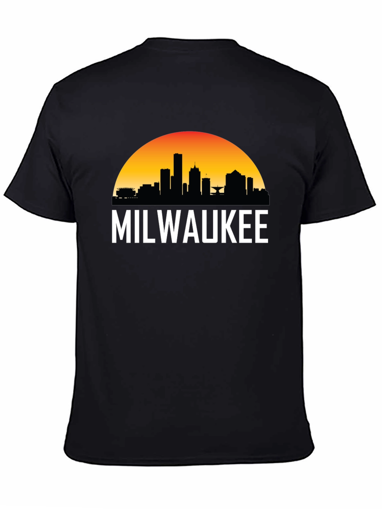 Milwaukee Skyline Graphic T-Shirt
