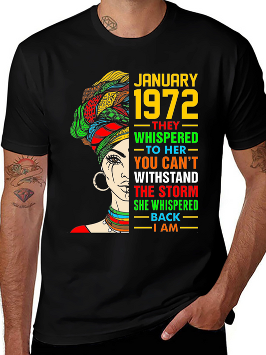 January 1972 Black Woman T-Shirt