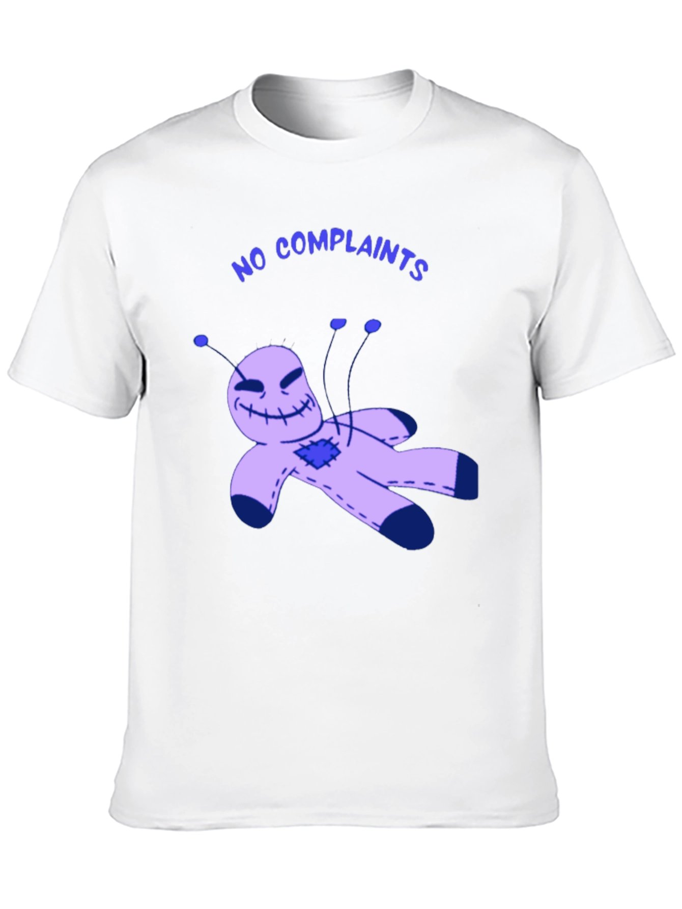 No Complaints Voodoo Doll Black T-Shirt