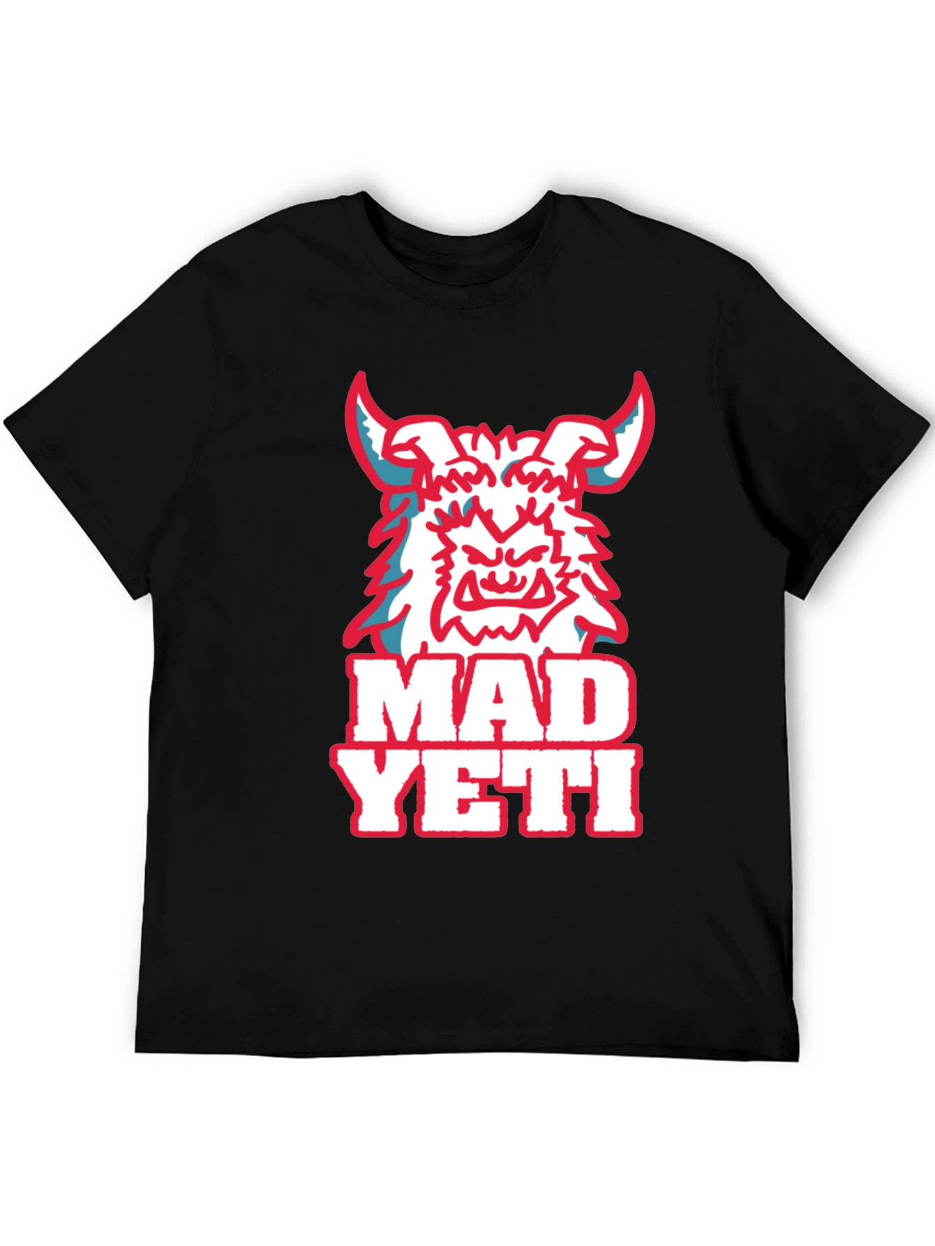 Mad Yeti Graphic Tee - Black Cotton T-Shirt