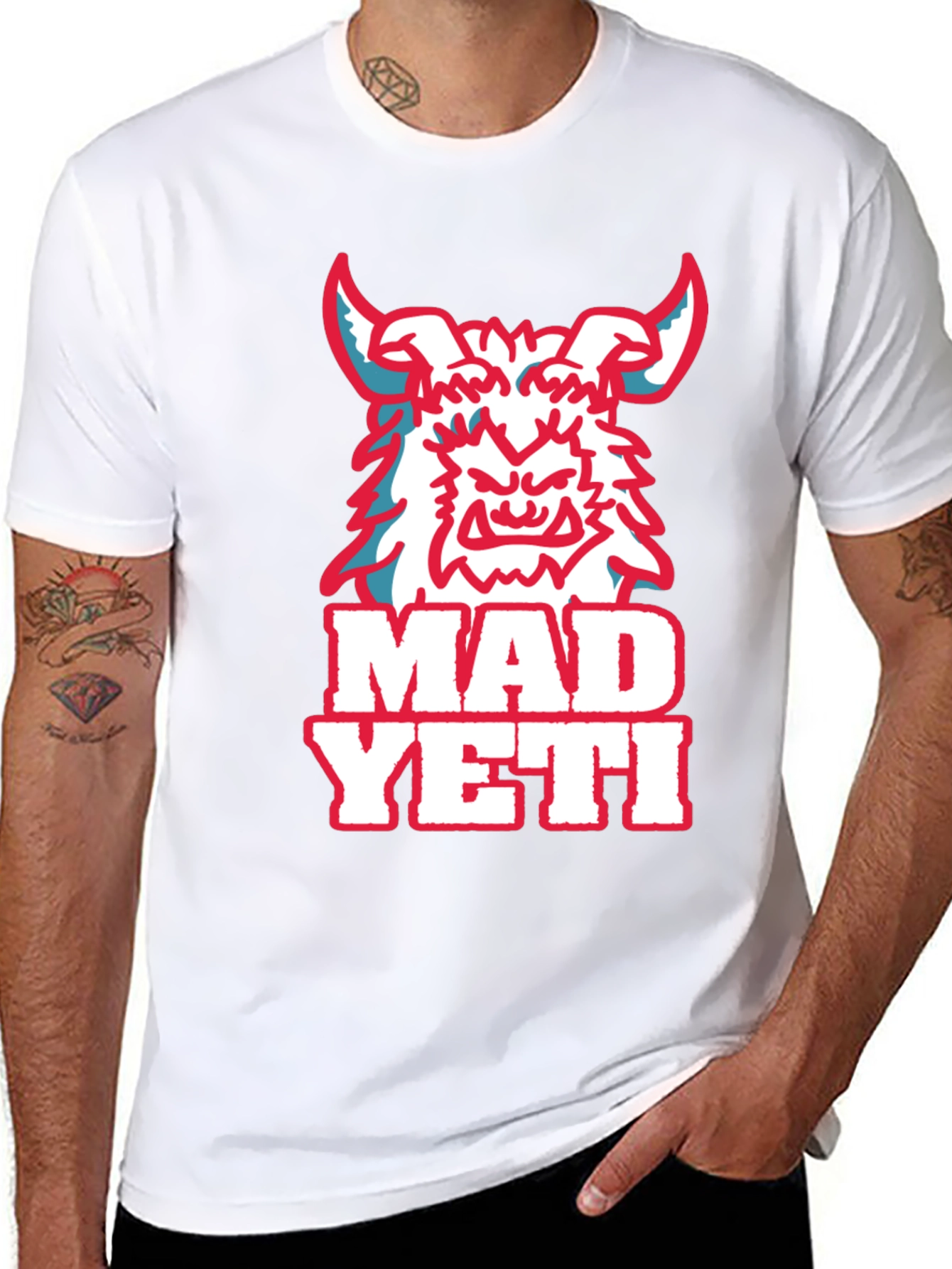 Mad Yeti Graphic Tee - Black Cotton T-Shirt