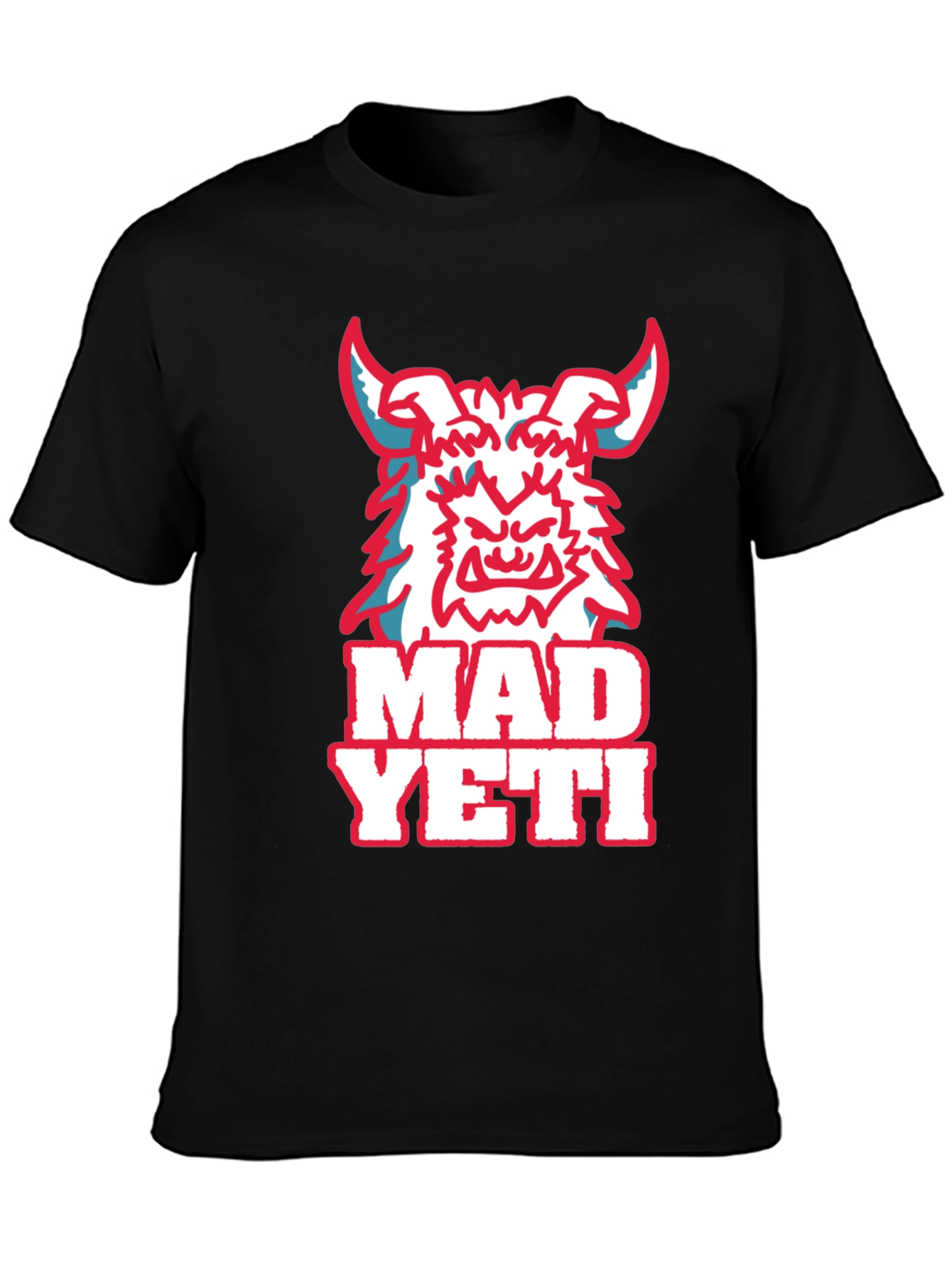 Mad Yeti Graphic Tee - Black Cotton T-Shirt