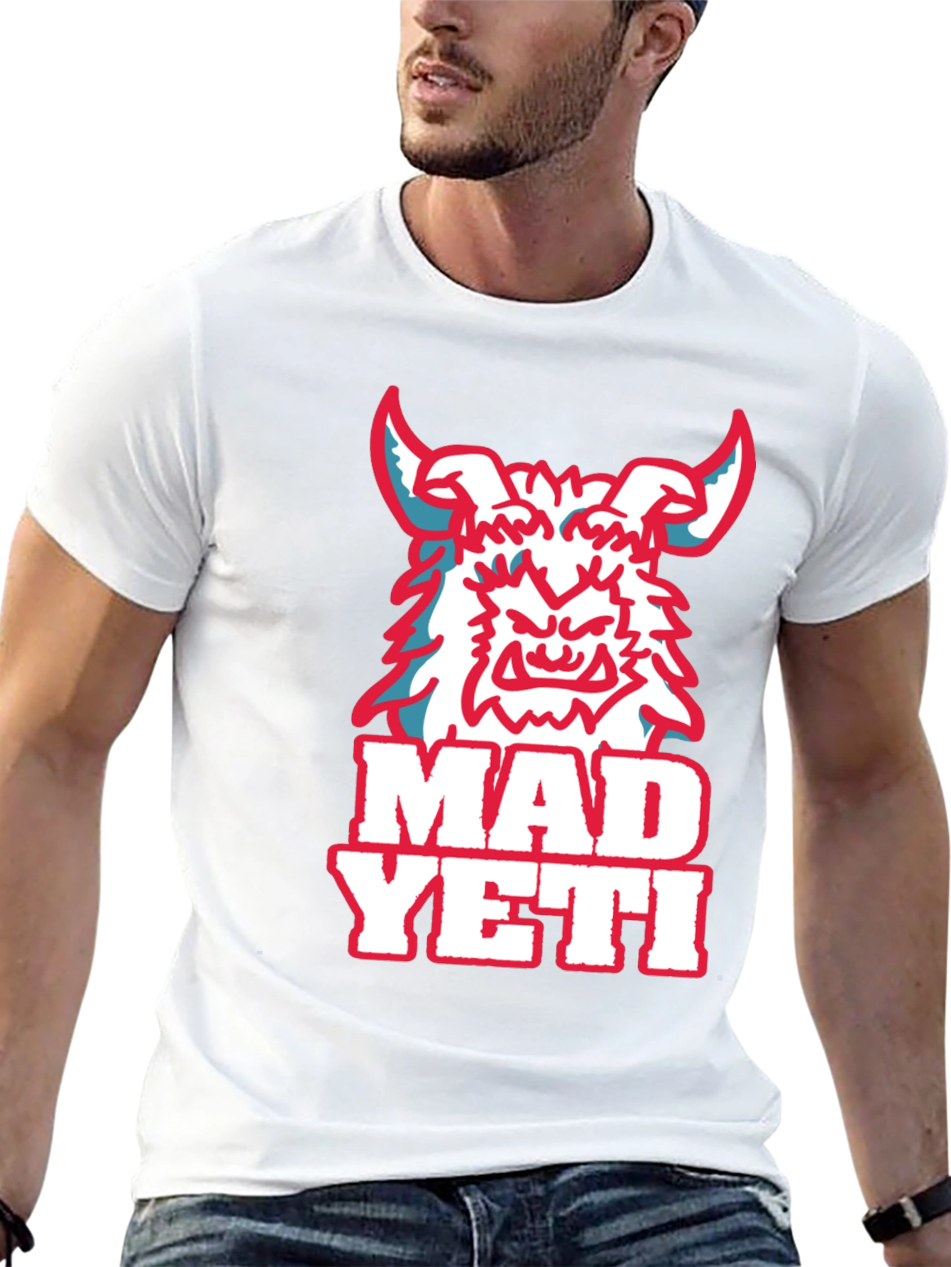 Mad Yeti Graphic Tee - Black Cotton T-Shirt