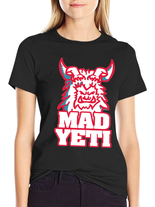 Mad Yeti Graphic Tee - Black Cotton T-Shirt