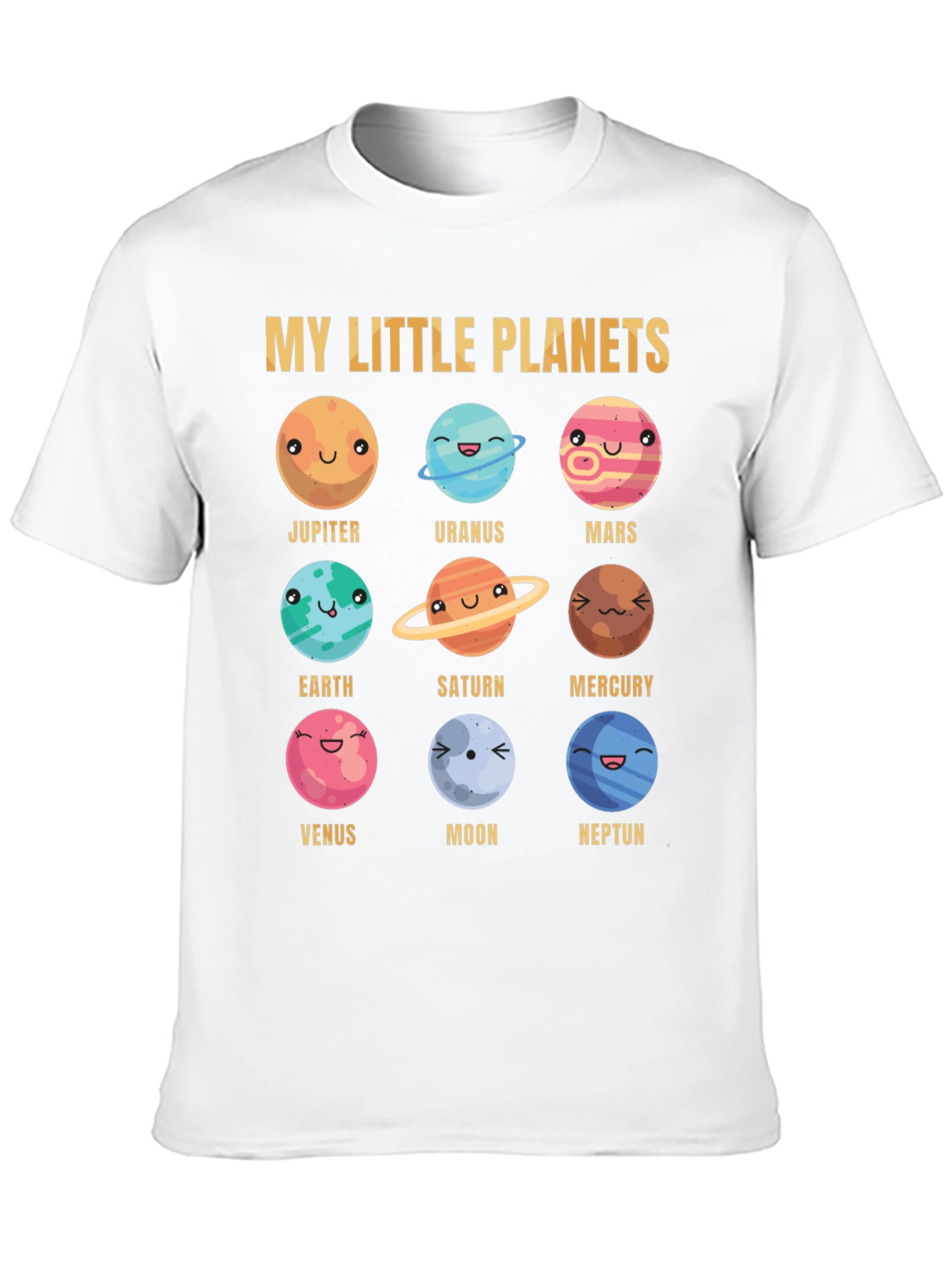 My Little Planets T-Shirt - Space Solar System Design