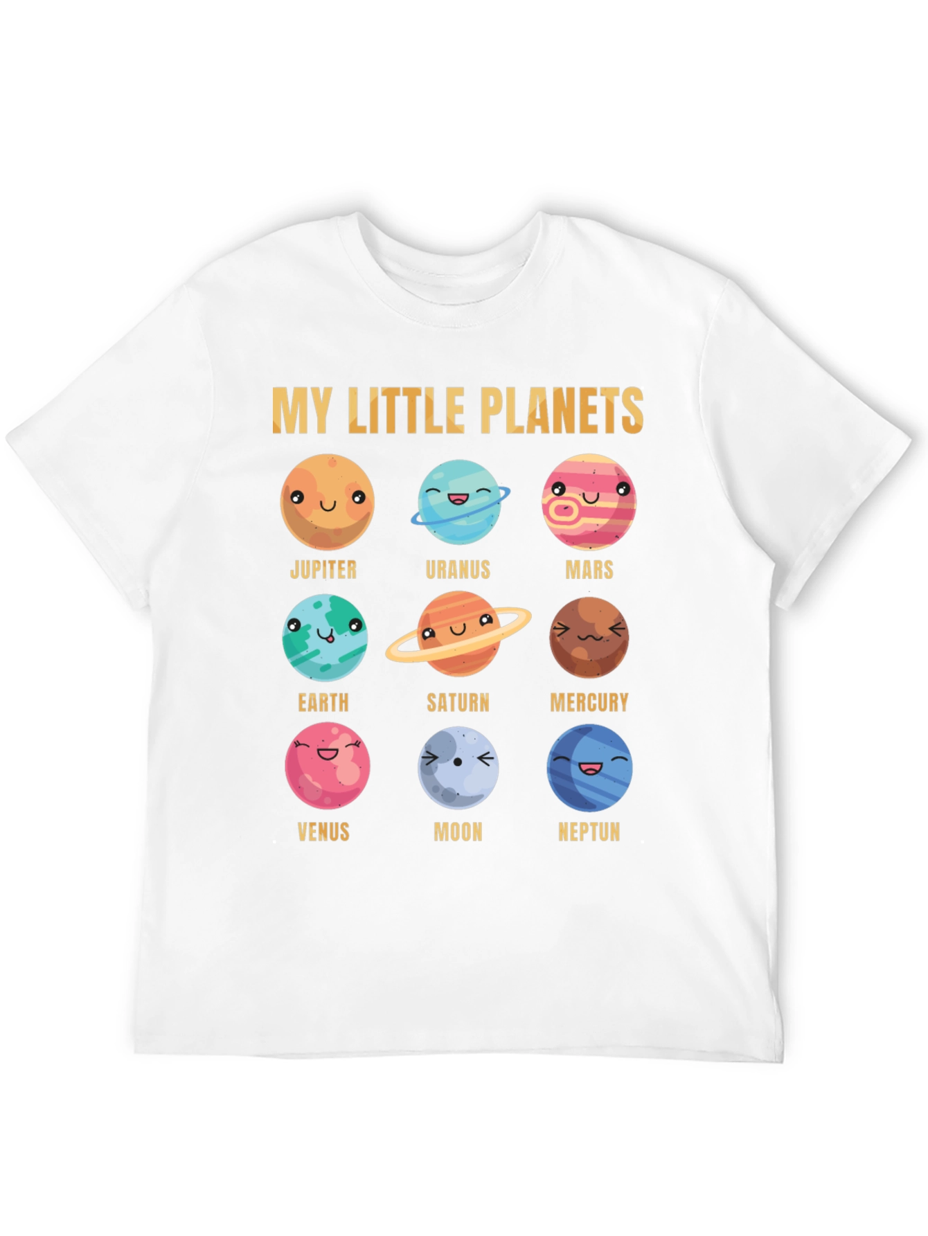 My Little Planets T-Shirt - Space Solar System Design