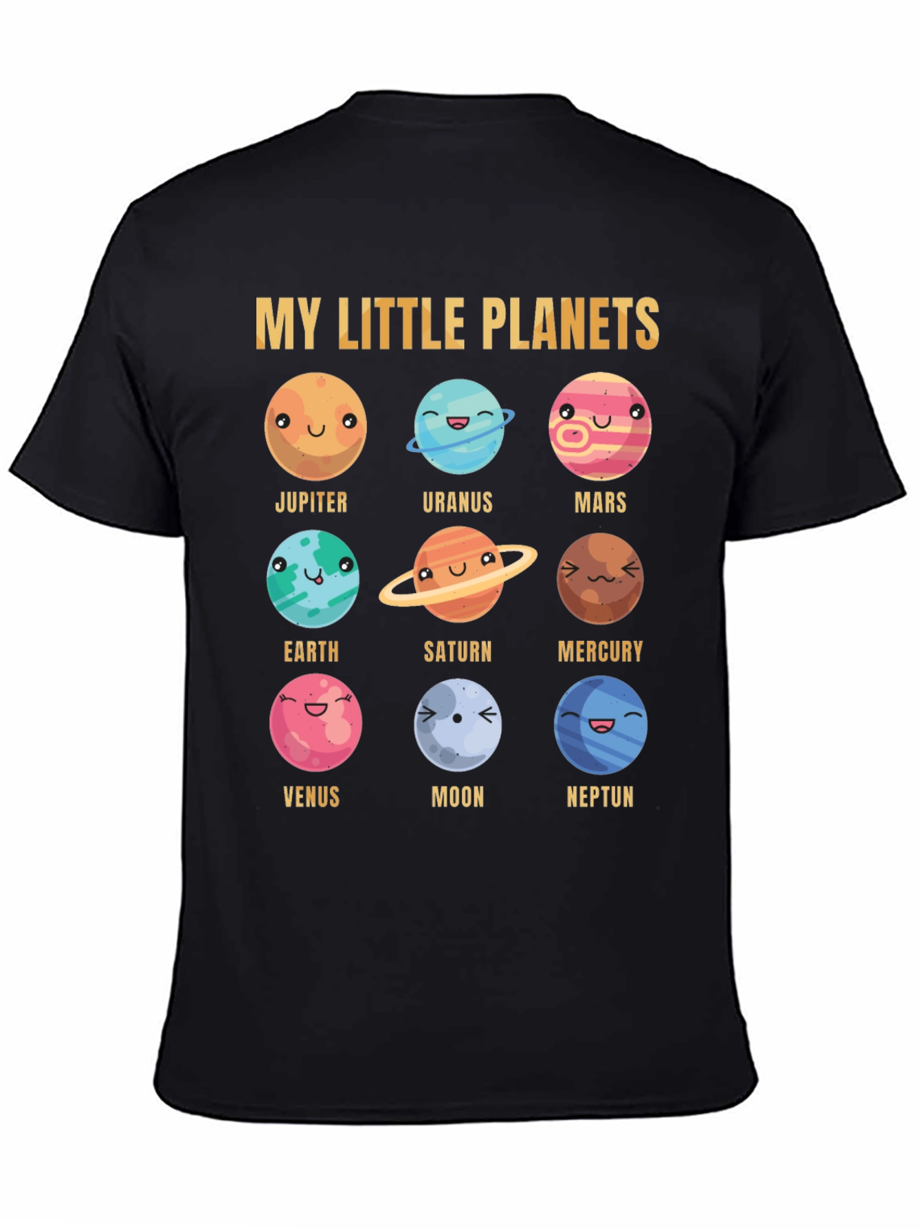 My Little Planets T-Shirt - Space Solar System Design