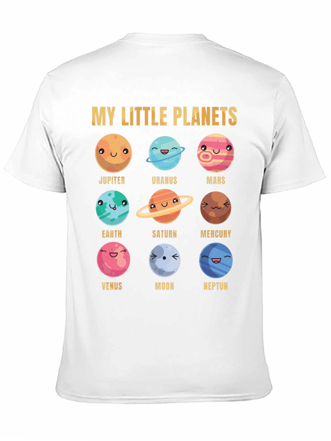My Little Planets T-Shirt - Space Solar System Design
