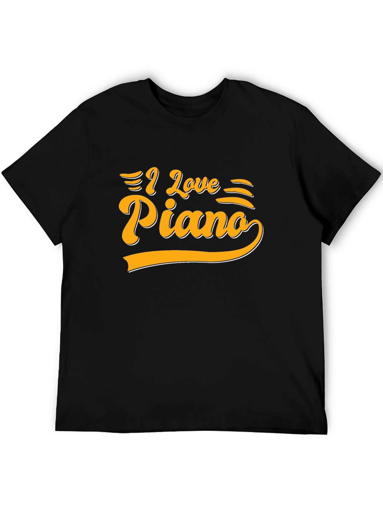 I Love Piano Graphic Tee - Musician T-Shirt