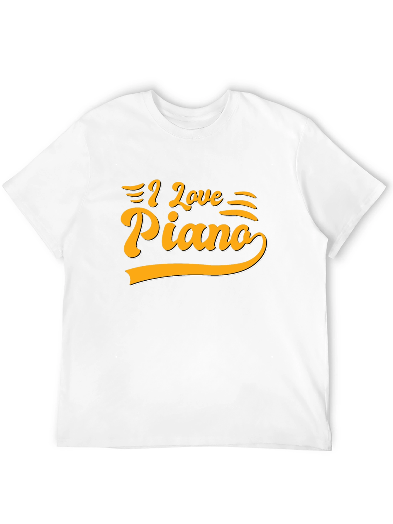 I Love Piano Graphic Tee - Musician T-Shirt