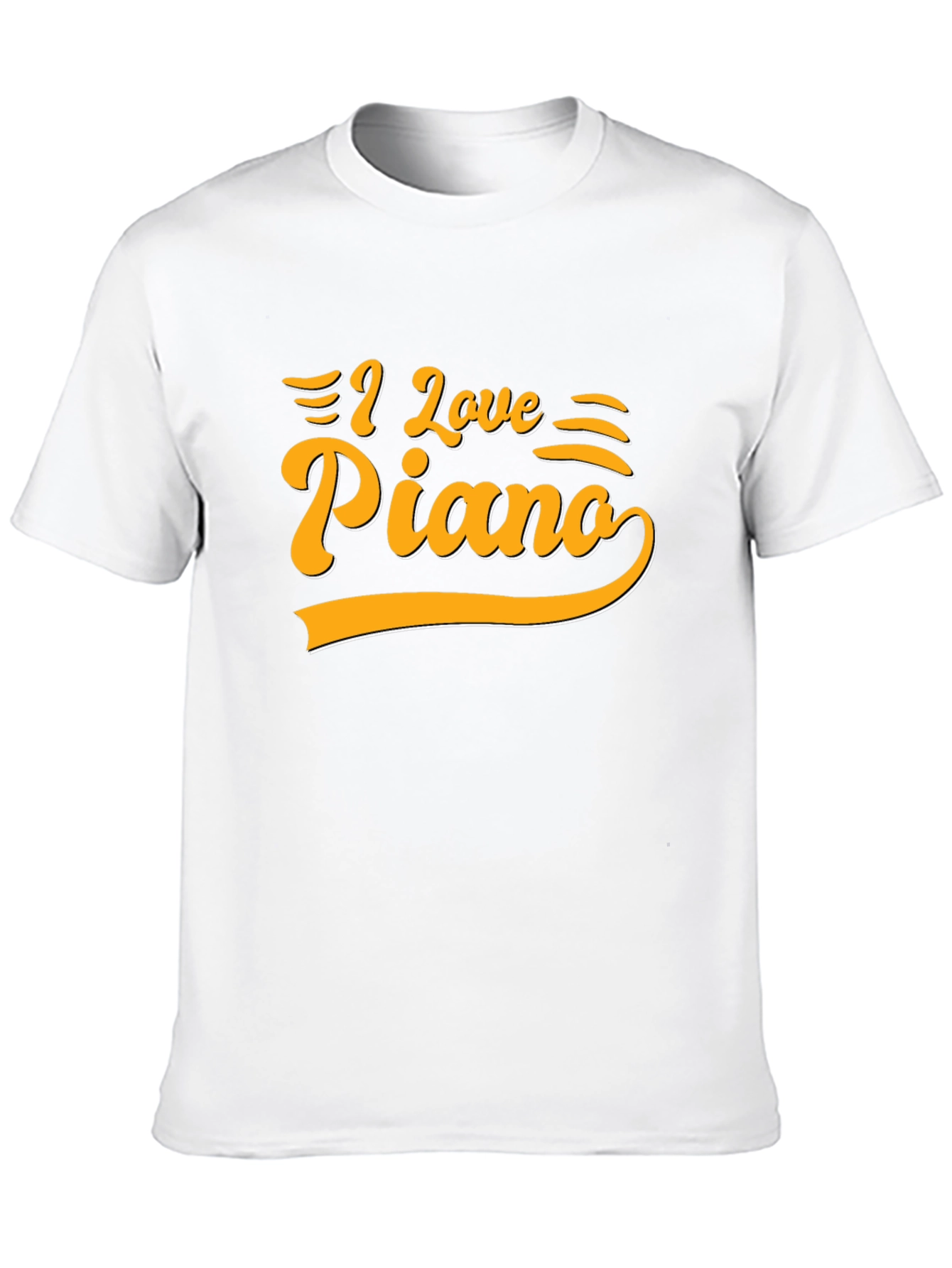 I Love Piano Graphic Tee - Musician T-Shirt