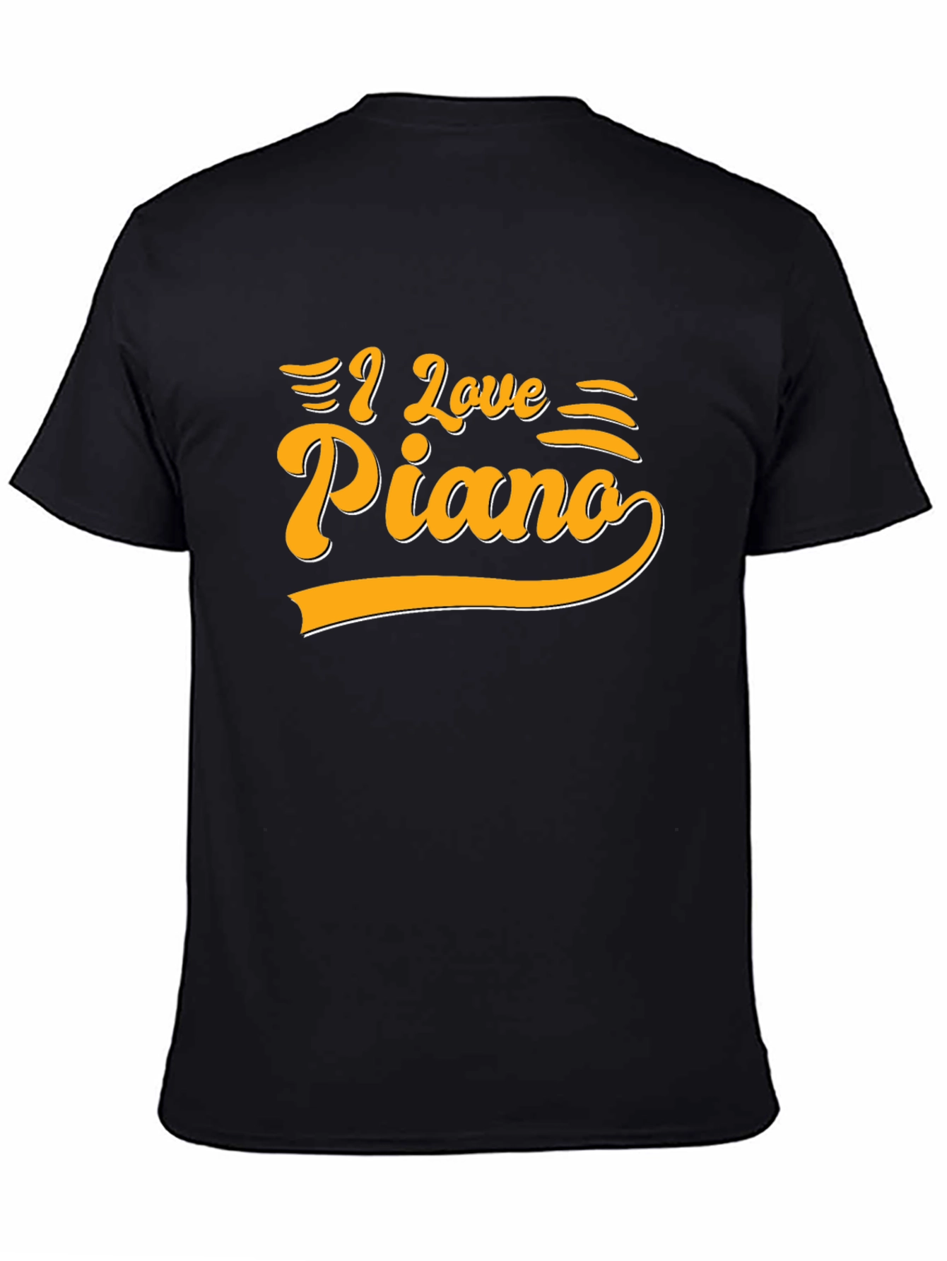 I Love Piano Graphic Tee - Musician T-Shirt